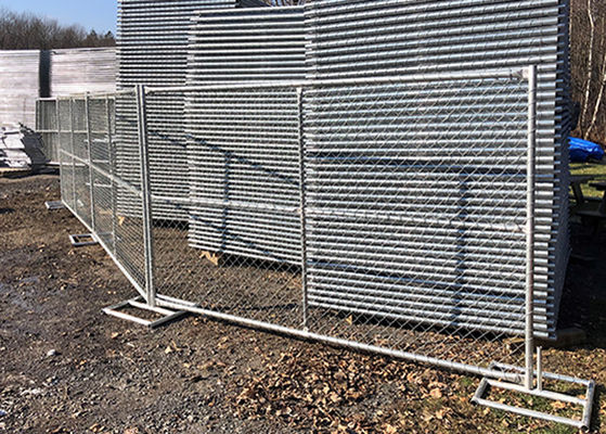 金属のフィート アメリカの市場が付いているチェーン・リンクの塀のパネルの一時的な移動式塀