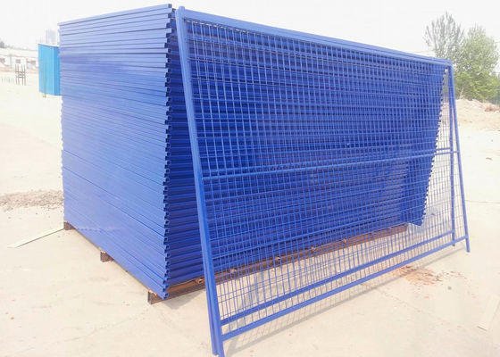 Movable Construction Site Fencing Pipe and Wire Mesh Materials